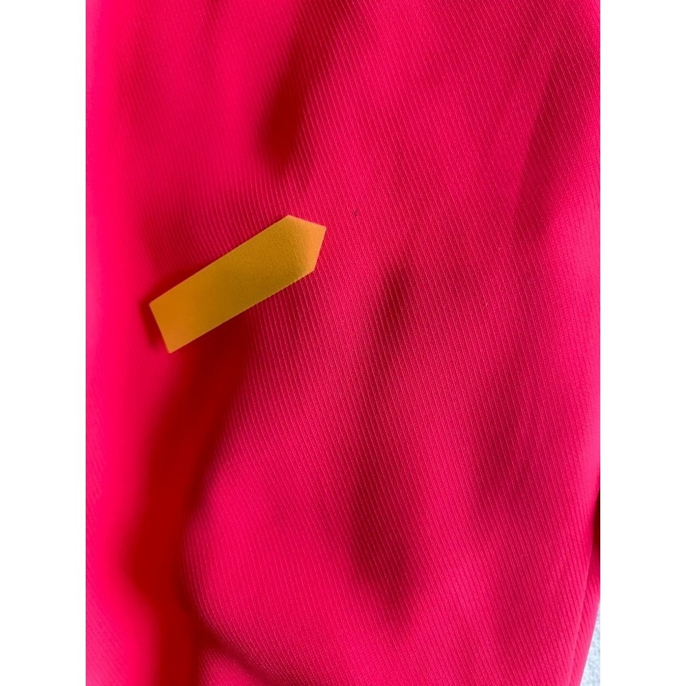 Amanda Uprichard Mini Dress Sz XS Hot Pink Drop Waist Ruffle Tiered Party Barbie - Picture 4 of 15